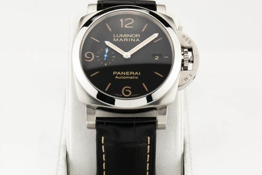 Panerai Luminor Marina 1950 Black Dial Strap Men’s Watch 44mm PAM01312