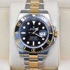 Rolex Submariner Date Men’s Watch Yellow Gold Plated And Stainless Steel Black Dial 116613LN 40mm