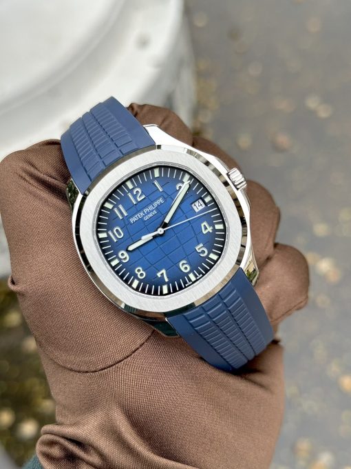 Patek Philippe Aquanaut 5168G – 20th Anniversary – Blue Dial Strap Men’s Watch 42.2mm