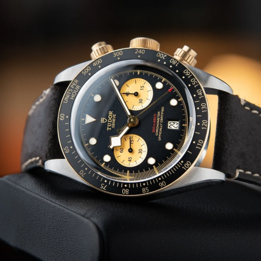 Tudor Black Bay Chrono Heritage Two Tone Steel Gold Plated 41mm 79363N