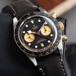 Tudor Black Bay Chrono Heritage Two Tone Steel Gold Plated 41mm 79363N