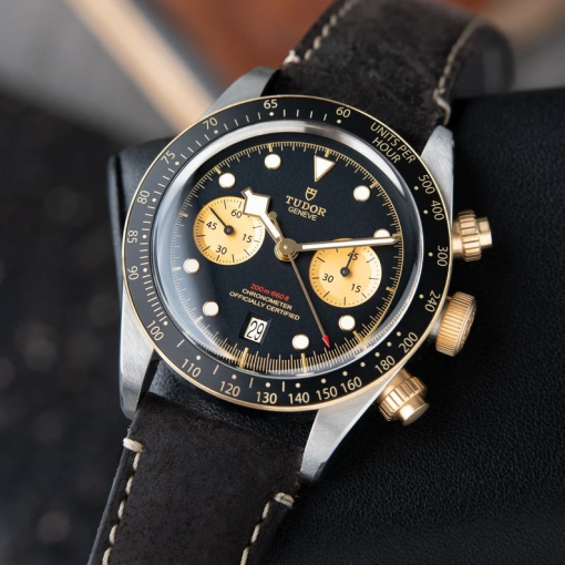 Tudor Black Bay Chrono Heritage Two Tone Steel Gold Plated 41mm 79363N