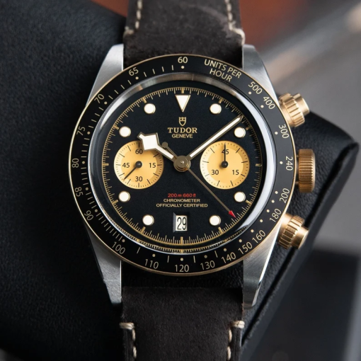 Tudor Black Bay Chrono Heritage Two Tone Steel Gold Plated 41mm 79363N