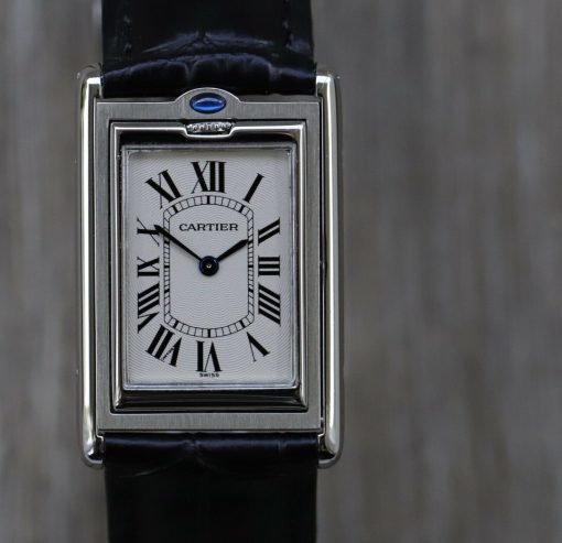 Cartier Tank Basculante 2390 Mecanique Black Watch