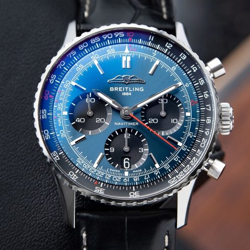 Breitling Navitimer B01 Chronograph Automatic Chronometer Blue Dial Men’s Watch Item No. AB0139241C1P1