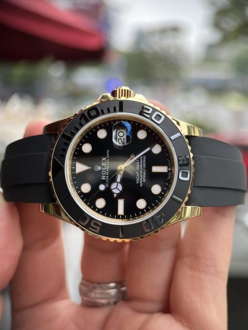 Rolex Yacht Master 226658 Yellow Gold Plated Black Dial Men’s Watch 42mm