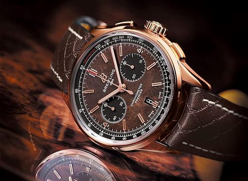 Breitling RB01181A1Q1X1 Premier B01 Chronograph 42 Bentley Centenary Limited Edition, 18k Red Gold Brown dial