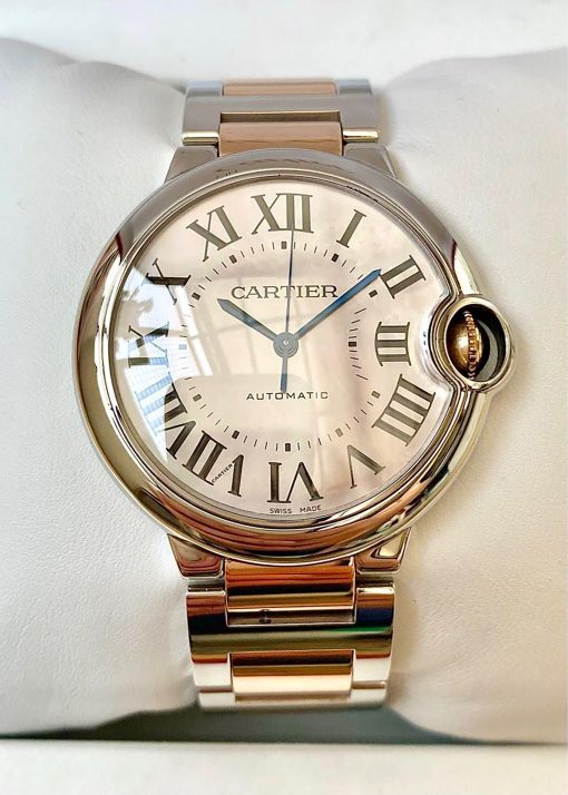 Cartier  Ballon Bleu De Cartier Silver Opaline Dial Men’s Watch Item No. W2BB0022