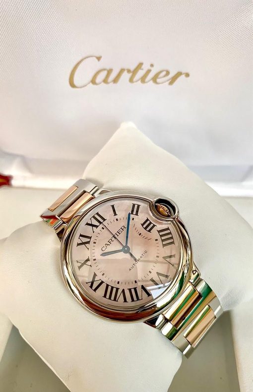 Cartier  Ballon Bleu De Cartier Silver Opaline Dial Men’s Watch Item No. W2BB0022