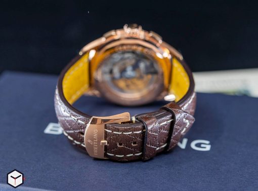 Breitling RB01181A1Q1X1 Premier B01 Chronograph 42 Bentley Centenary Limited Edition, 18k Red Gold Brown dial