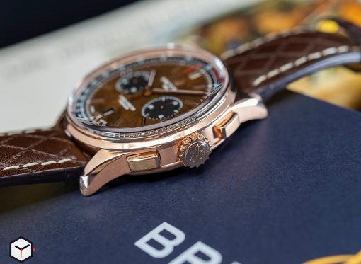 Breitling RB01181A1Q1X1 Premier B01 Chronograph 42 Bentley Centenary Limited Edition, 18k Red Gold Brown dial