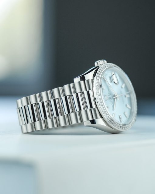 Rolex Day-Date Ice Blue ‘Baguette Dial’ 128396TBR 36mm