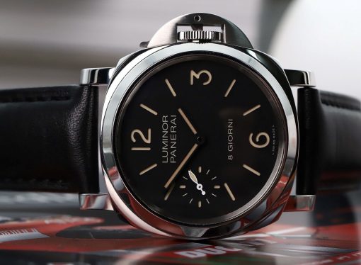 Panerai Luminor Base Hand Wind Black Dial Men’s Watch Item No. PAM00915