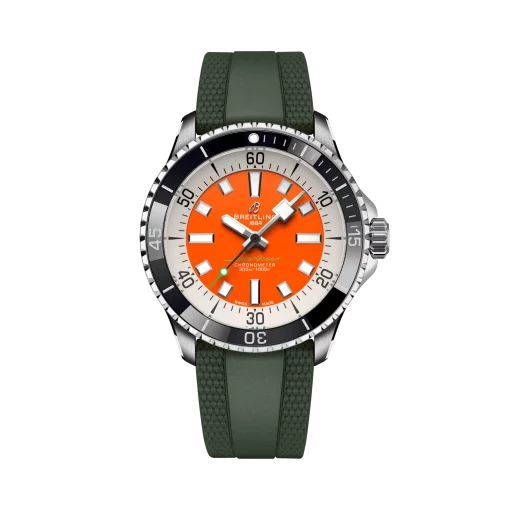 Breitling Superocean 42 Kelly Slater A173751A1O1S1 Orange Dial Men’s Watch