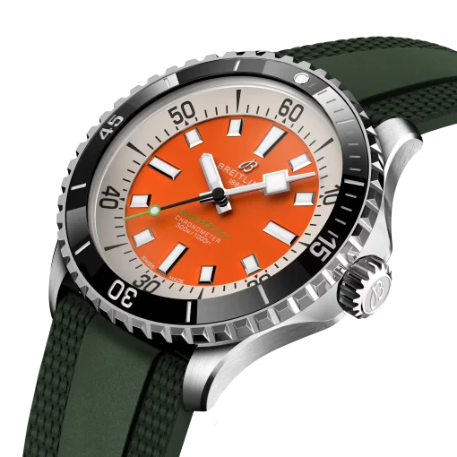 Breitling Superocean 42 Kelly Slater A173751A1O1S1 Orange Dial Men’s Watch