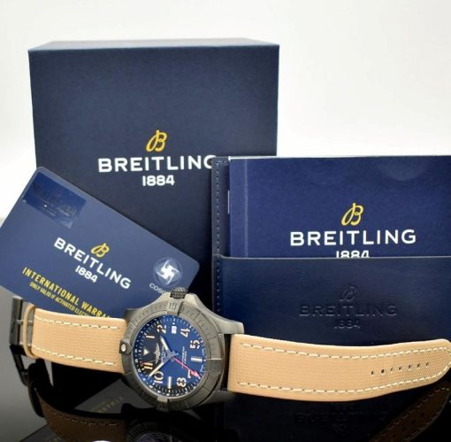 Breitling V32395101B1X2 Avenger II GMT Watch