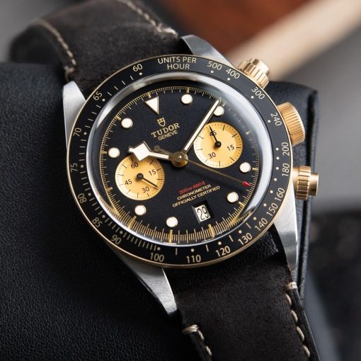 Tudor Black Bay Chrono Heritage Two Tone Steel Gold Chronograph 41mm