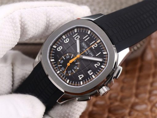 PATEK PHILIPPE Aquanaut Black Dial Automatic Men’s Chronograph Watch Item No. 5968A-001