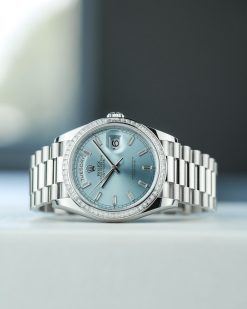 Rolex Day-Date Ice Blue ‘Baguette Dial’ 128396TBR 36mm