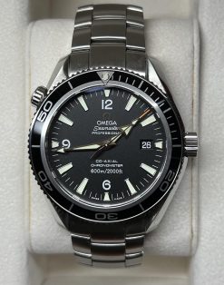 Omega Seamaster Planet Ocean Black Dial 22015000 Watch 42mm