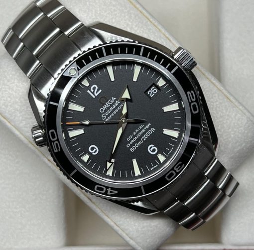 Omega Seamaster Planet Ocean Black Dial 22015000 Watch 42mm