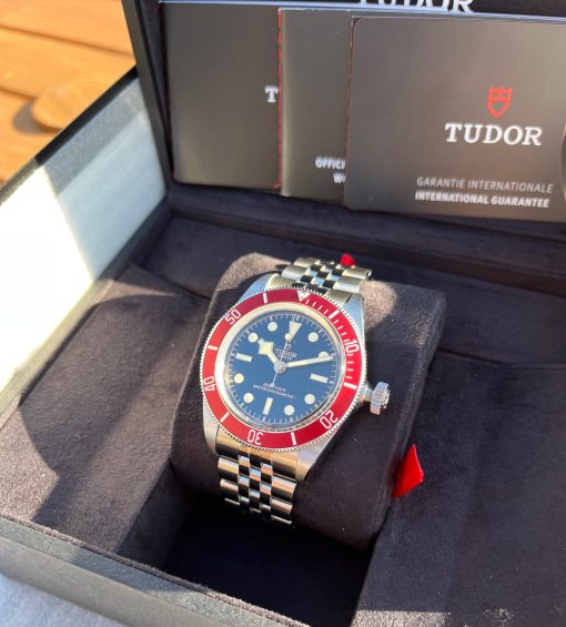 Tudor Black Bay 7941A1A0RU Red Bezel Jubilee Bracelet 41mm