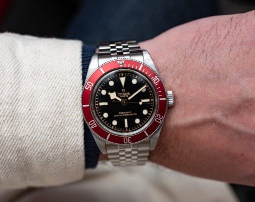 Tudor Black Bay 7941A1A0RU Red Bezel Jubilee Bracelet 41mm