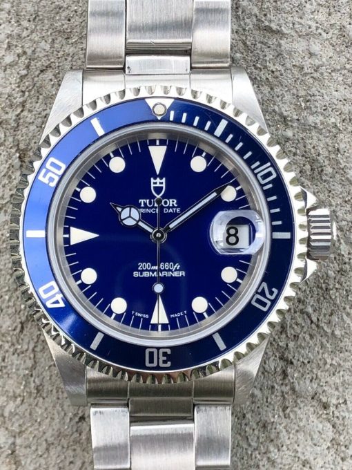 Tudor Submariner 79190 Stainless Steel Box and Papers 40mm Blue Dial Men’s Watch