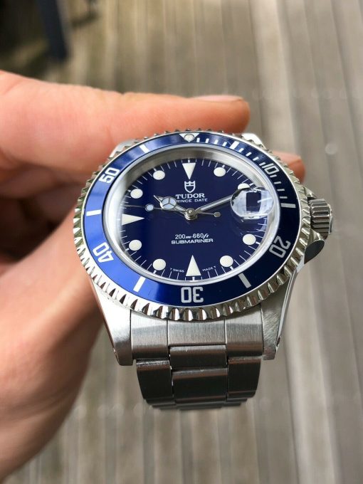 Tudor Submariner 79190 Stainless Steel Box and Papers 40mm Blue Dial Men’s Watch