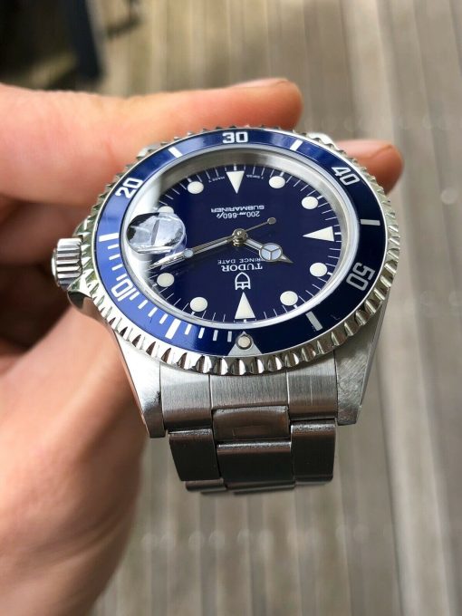 Tudor Submariner 79190 Stainless Steel Box and Papers 40mm Blue Dial Men’s Watch