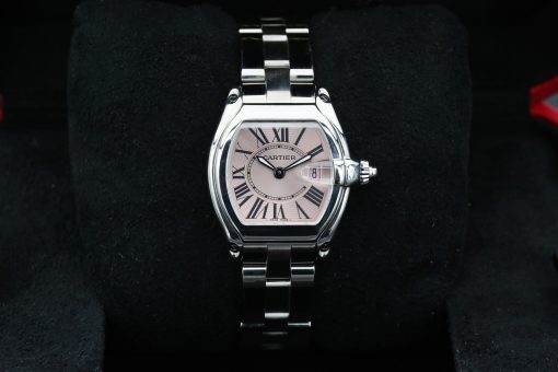 Cartier Roadster W62017V3 36.5mm Pink Stainless Steel Ladies Watch