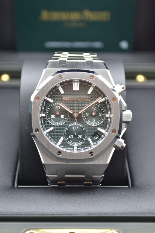 Audemars Piguet Royal Oak 41mm Green Dial 26240ST.OO.1320ST.08 Steel Men’s Watch