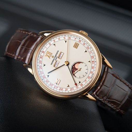 Vacheron Constantin Historiques 1948 Triple Calendar Red Limited Edition Rose Silver Champagne Dial