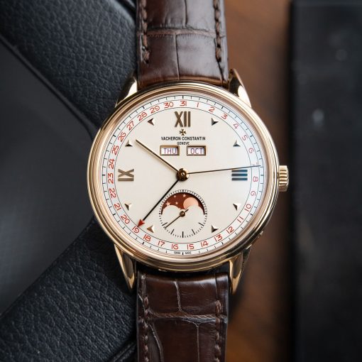 Vacheron Constantin Historiques 1948 Triple Calendar Red Limited Edition Rose Silver Champagne Dial