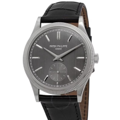 Patek Philippe Calatrava Hand Wind Grey Dial Men’s Watch 39mm ( Replica )