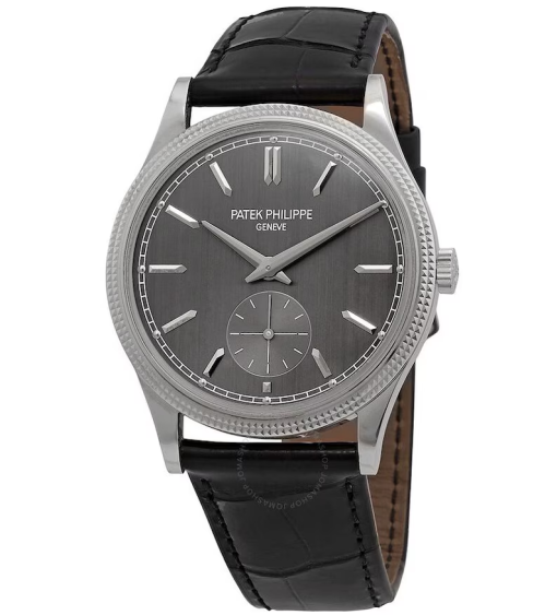 Patek Philippe Calatrava Hand Wind Grey Dial Men’s Watch 39mm