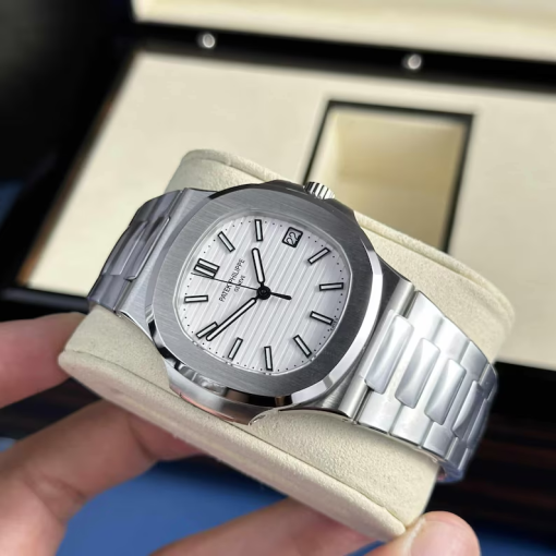 Patek Philippe Nautilus 5711/1A-011 White Face Steel Strap 40mm Case Size Stainless Steel Men’s Watch