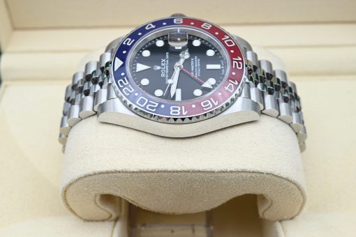 Rolex GMT-Master II Oyster Pepsi Stainless Steel Black Dial 40mm 126710BLRO Steel Men’s Watch