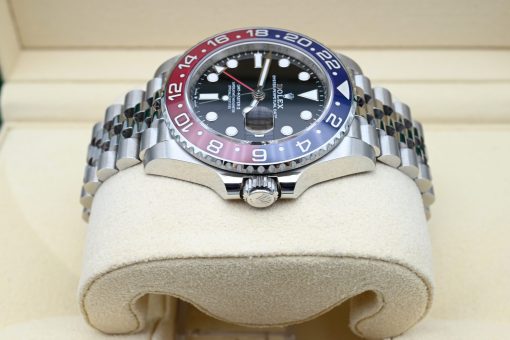 Rolex GMT-Master II Oyster Pepsi Stainless Steel Black Dial 40mm 126710BLRO Steel Men’s Watch