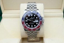 Rolex GMT-Master II Oyster Pepsi Stainless Steel Black Dial 40mm 126710BLRO Steel Men’s Watch