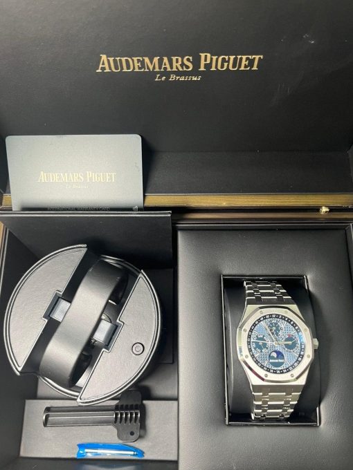 Audemars Piguet Royal Oak Perpetual Calendar Blue Dial Steel 41mm 26574ST.OO.1220ST.03