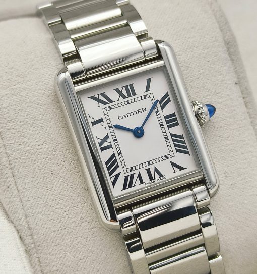 Cartier Tank Must Small WSTA0051 22 mm x 29.5 mm Stainless Steel Women’s Watch