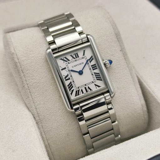 Cartier Tank Must Small WSTA0051 22 mm x 29.5 mm Stainless Steel Women’s Watch