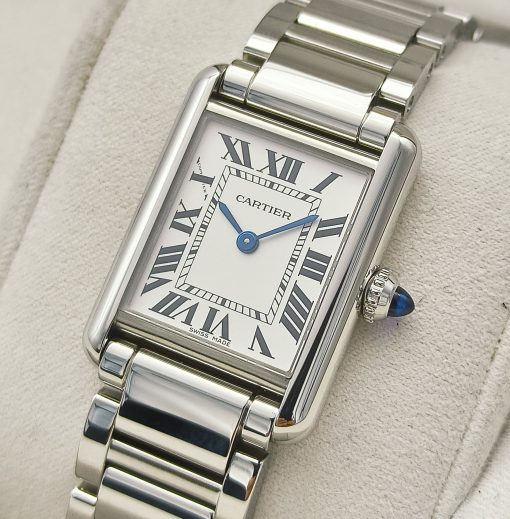 Cartier Tank Must Small WSTA0051 22 mm x 29.5 mm Stainless Steel Women’s Watch