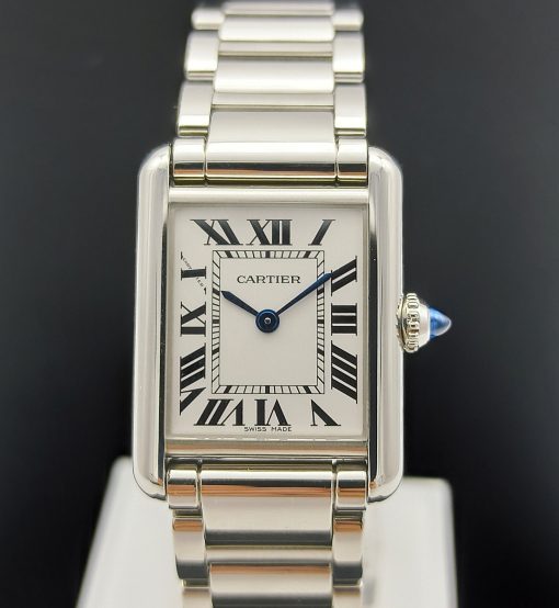 Cartier Tank Must Small WSTA0051 22 mm x 29.5 mm Stainless Steel Women’s Watch