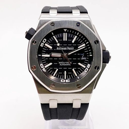 Audemars Piguet Royal Oak Offshore Diver Steel Black Dial 15710ST.OO.A002CA.01 ( Replica )