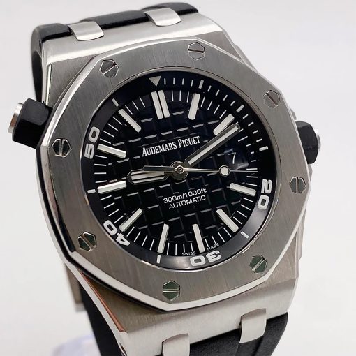 Audemars Piguet Royal Oak Offshore Diver Steel Black Dial 15710ST.OO.A002CA.01 ( Replica )